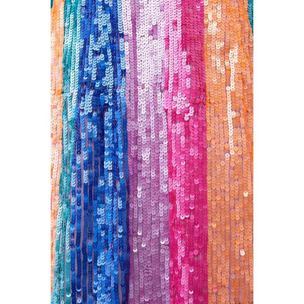SMYM | Sequin Stripe Dress. - Picture 12 of 12